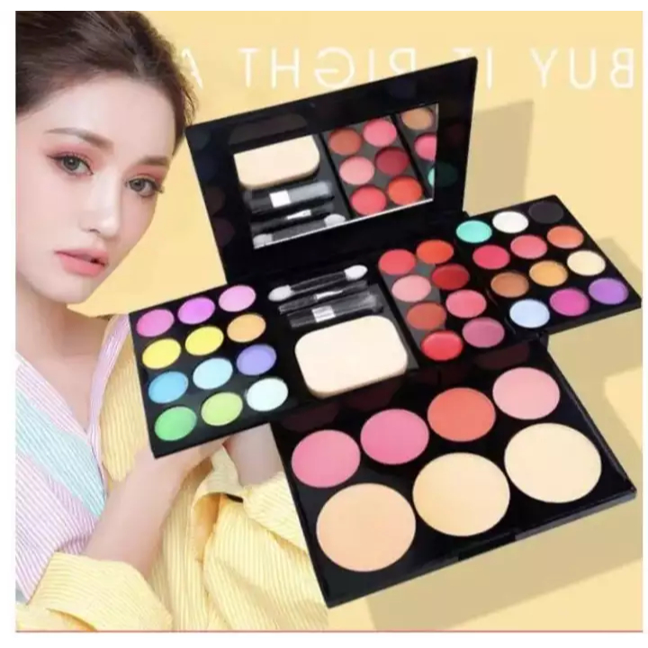 Colors พาเลทแต่งหน้า PRO MAKE UP PALETTE (39 สี) อายแชโดว์ บรัชออน ลิปสติก แป้งเค้ก ดินสอเขียนขอบตา ในเซ็ตเดียวกัน