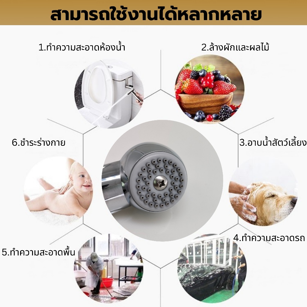 หัวชำระ สายฉีดชำระ ชุดสายฉีดชำระ อุปกรณ์ในห้องน้ำ - รูปที่ 5