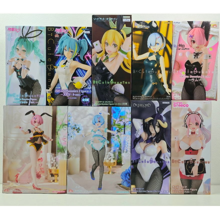 [ฟิกเกอร์แท้] BiCute Bunnies - Ram / Rem / Hatsune Miku / Sonico / Sinon / Leafa / Kaguya / Asuna / 