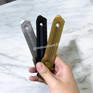 🔥พร้อมส่ง ใน 🇹🇭🔥 wasu.store24 WS008 คัตเตอร์ สแตนเลส 6 in 1 หน้ากว้าง 18 mm ใบหนา 6 mm แข็งแรงทนทาน