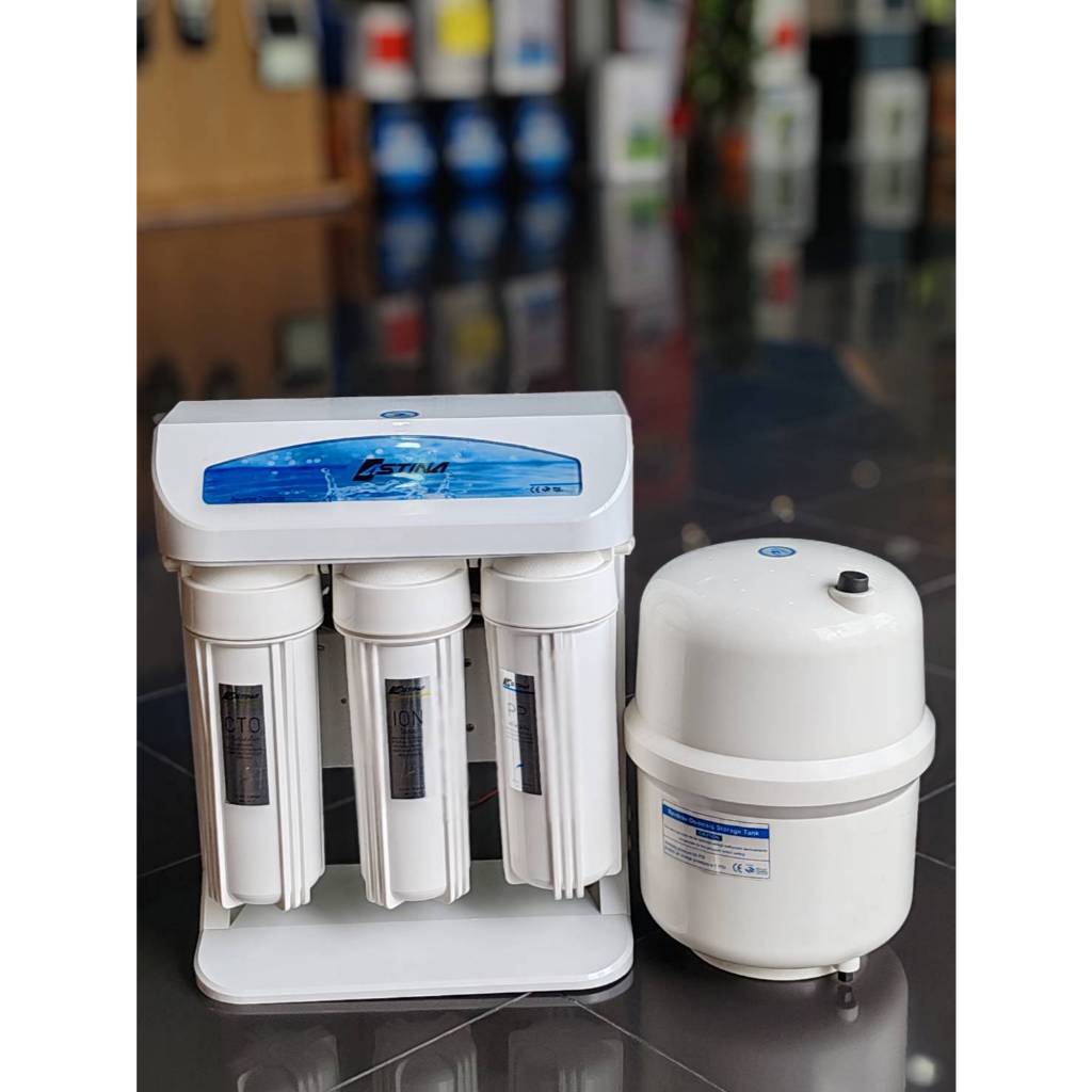 Clearance Sale Astinaเครื่องกรองน้ำAP-575ROกรอง5ขั้นตอนRO75GPDตัวโชว์ประกัน6เดือนสินค้าใหม่ประกัน1ปี