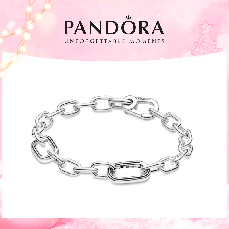 Pandora Marry Me Series เงิน925 สร้อยข้อมือเงินสเตอร์ลิง 599662 สร้อยข้อมือโซ่เครื่องประดับของขวัญ