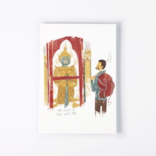 โปสการ์ดยักษ์ตู้แดงวัดโพธิ์