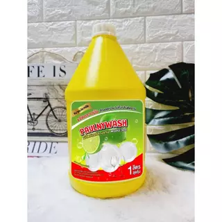 น้ำยาล้างจาน ขนาด 1000 ML สีเหลืองสูตรกลิ่นมะนาวซันไล 1 แกลลอน