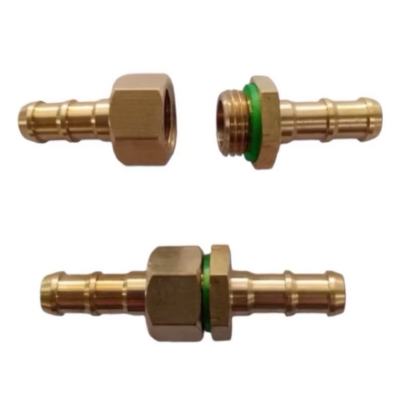 YP-349  RT04 ข้อต่อสายพ่นยาทองเหลือง (ผู้-เมีย) ขนาด 8.5 มิล