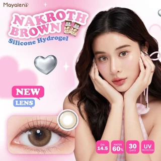 🔥คอนแทคเลนส์ ✨ขนาดมินิ✨Silicone Hydrogel ค่าอมน้ำ 60%✨Nakroth✨Mayalens Premium