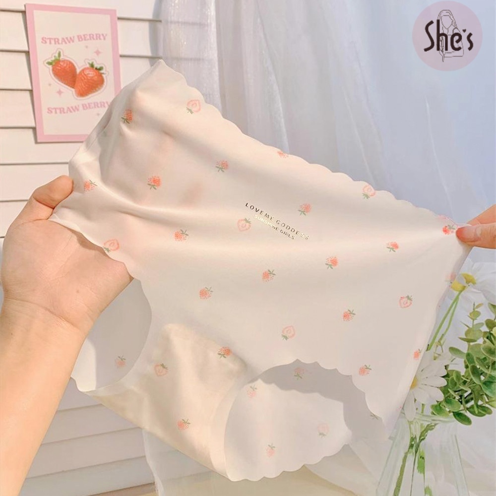Ice Silk เอวกลาง กางเกงใน ไม่มีร่องรอย 3 สี ผ้าเรียบนุ่มลื่น ยืดหยุ่นดีมาก ผ้าเย็น น้ำแข็งเส้น