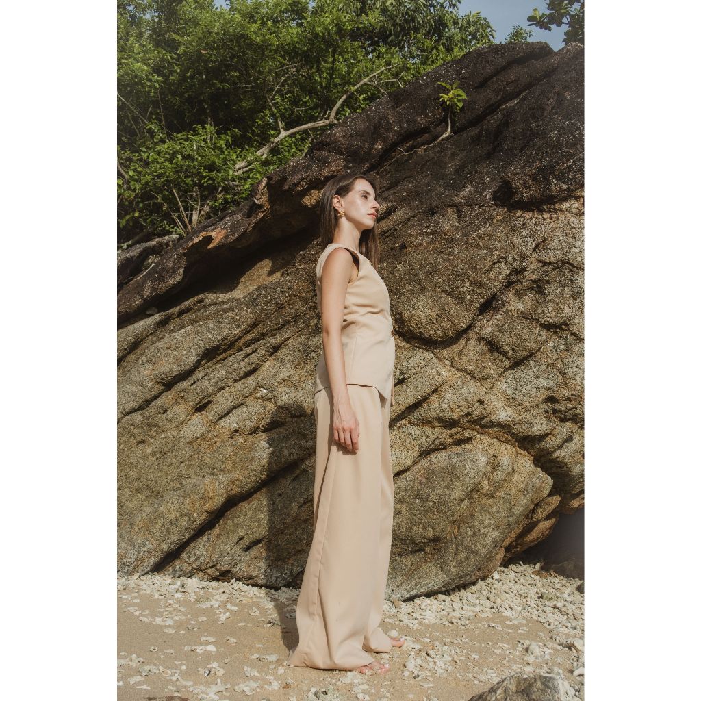 CECILIA BEIGE TROUSERS