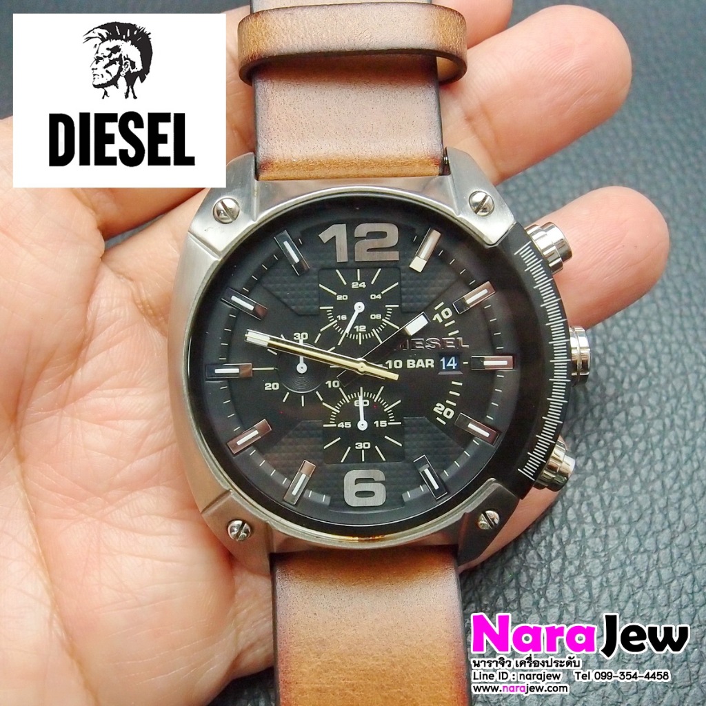 นาฬิกา DIESEL OVERFLOW CHRONOGRAPH BLACK ของหลุดจำนำ