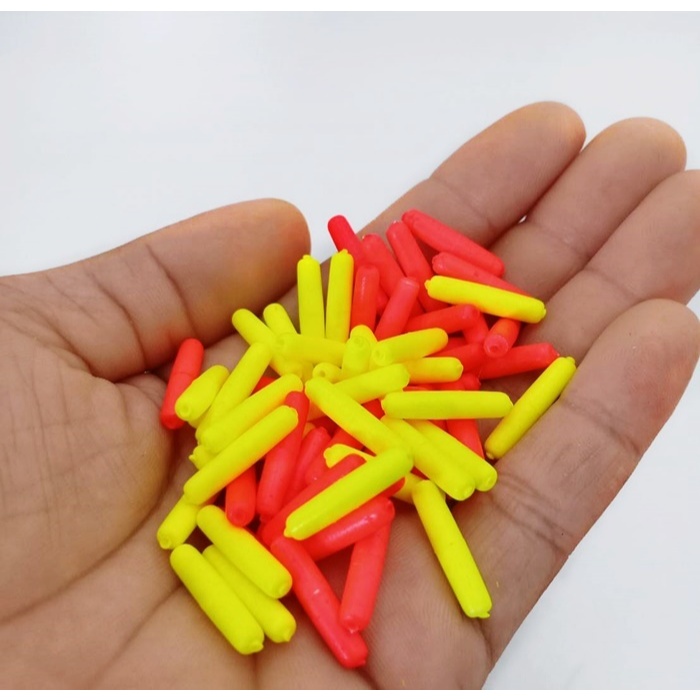 โฟมเสียบหางทุ่นชิงหลิว โฟมนาโน ทรงแคปซูล อุปกรณ์เสริมทุ่นชิงหลิว สปิ๋ว ขนาด S M L จัดส่งแบบคละสี