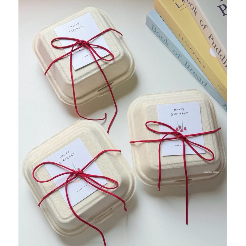 ของขวัญ เซทกล่องของขวัญ + ยางรัดผม  (แถมการ์ดBirthday🎂) (เปลี่ยนการ์ดได้ค่ะ อ่านที่รายละเอียดสินค้า) 🎓💐🎁🎉💌