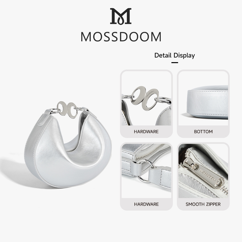 【Clearance】MOSSDOOM Eliana Bag กระเป๋าคาดไหล่แฟชั่นหรูหราพกพาสะดวก
