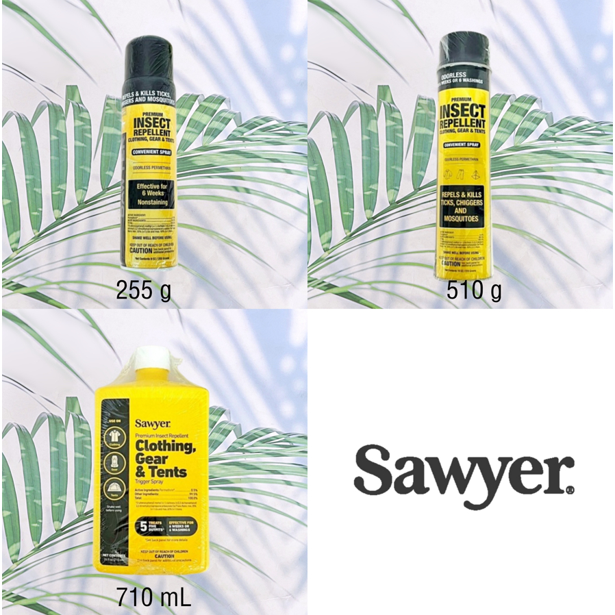 (Sawyer®) Premium Insect Repellent Clothing Gear Tents Spray สเปรย์ไล่แมลง สำหรับเสื้อผ้า เบาะ เต็นท์ ระดับพรีเมียม