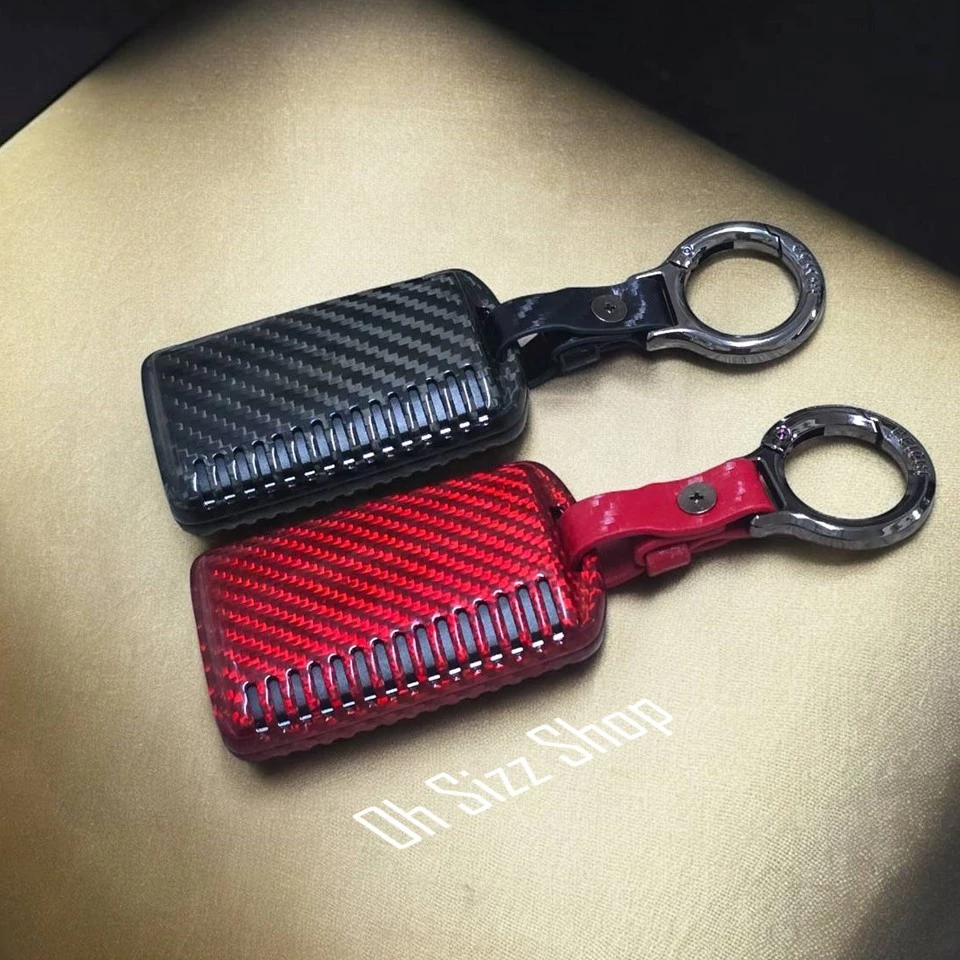 เคสรีโมทรถ Mazda ปุ่มข้าง 2024  คาร์บอนไฟเบอร์แท้ T-Carbon Air Vent Design (Top Product ; Carbon Fiber Key Case)  Key Se thumbnail 3