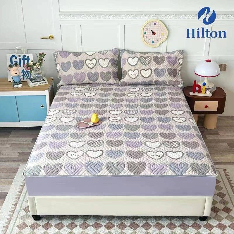 ผ้าปูที่นอนยางพาราเย็น 6 ฟุต Ice mat latex Set 3 ชิ้น Hilton thumbnail 5