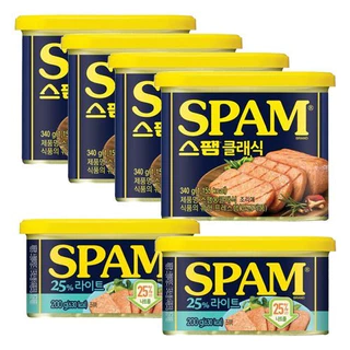 สแปม แฮมเกาหลี คลาสสิค สแปมไลท์ Spam Classic & Light 스팸 클라식, 25%라이트