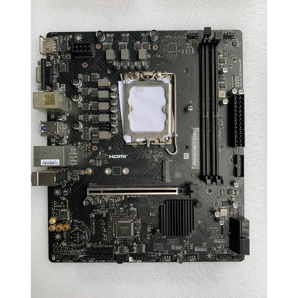 MAINBOARD (เมนบอร์ด) MSI PRO H610M-E DDR4 (LGA 1700) (MICRO-ATX) มือสอง ประกันไทย