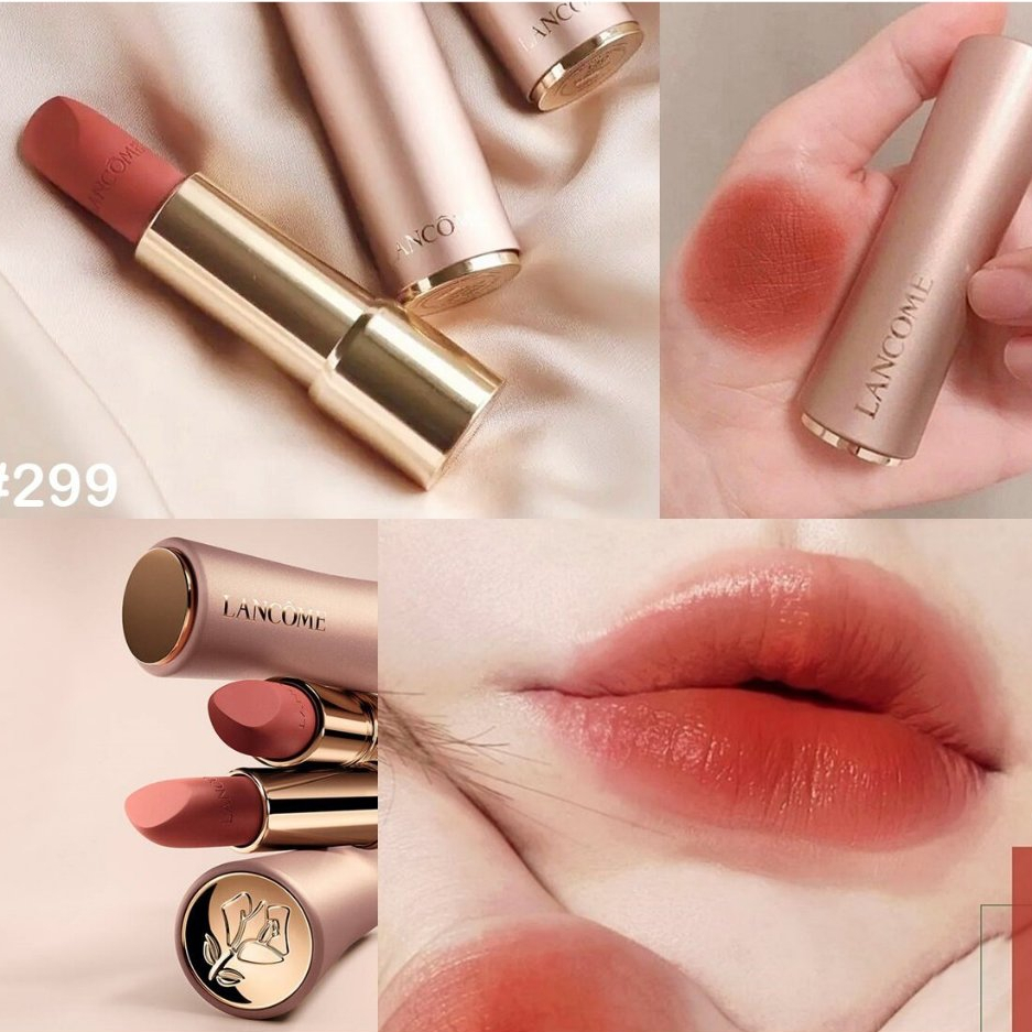 Lancome L’Absolu Rouge Intimatte โทนส้มอมน้ำตาลแดง 1.6g