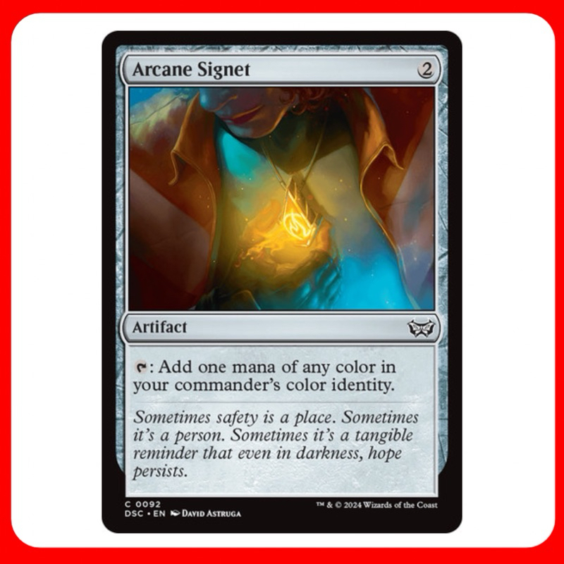 [MTG] Arcane Signet [DSC] [ARTIFACT] [COMMON] [NORMAL] [ENG] (การ์ดเมจิค / Magic the Gathering) [EDH