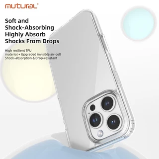 MUTURAL เคสชาร์จไร้สาย สำหรับ ไอโฟน iPhone 16 17e 17 16Pro 16Plus 16Promax 16PM เคสกันกระแทก 11 13 14 15 Promax Plus 047