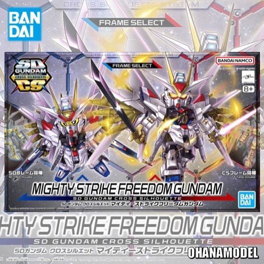 Bandai SD GUNDAM CROSS SILHOUETTE MIGHTY STRIKE FREEDOM GUNDAM