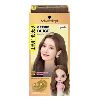 [1 แถม 1] Schwarzkopf Freshlight Greige Beige เฟรชไลท์ บลอนด์เบจ ประกายเทา 1 กล่อง
