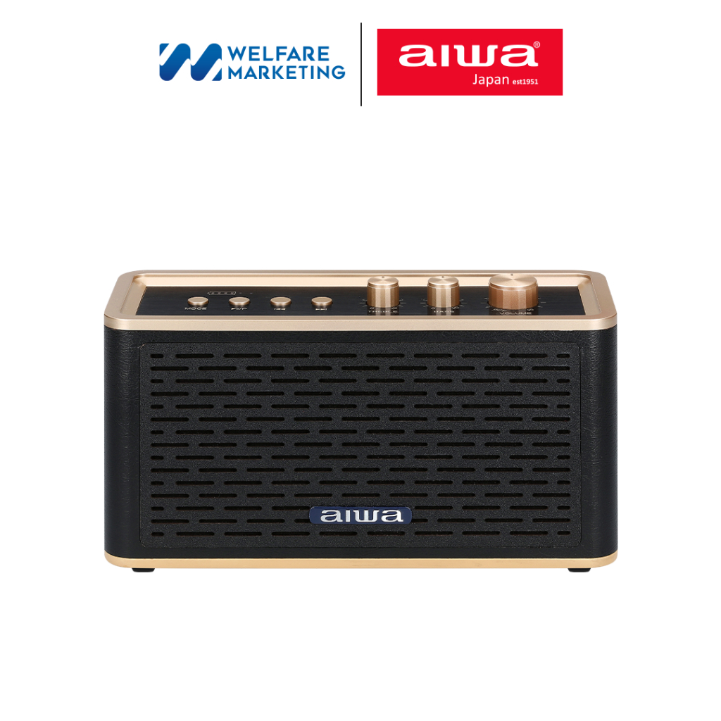 [ผ่อน 0%] AIWA Retro GO (Gen II) Bluetooth Speaker ลำโพงบลูทูธพกพา BASS++ - รูปที่ 2