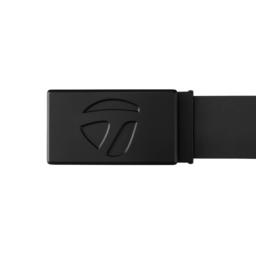 TM LEATHER BELT MEN BK
