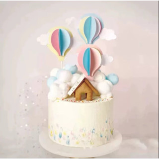 ปักแต่งเค้กบอลลูน 2มิติ (สั่งขั้นต่ำ50บาทค่ะ)