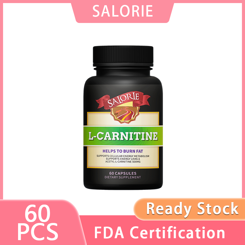 อาหารเสริมแอล-คาร์นิทีน,L-Carnitine, เผาผลาญไขมัน อึดทน รองรับสารต้านอนุมูลอิสระ 60 เม็ด