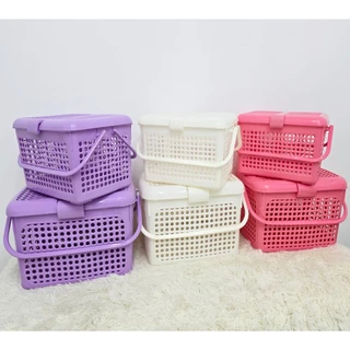 SET 2 ชิ้น ตะกร้าอเนกประสงค์ ใหญ่ 1 ใบ เล็ก 1 ใบ ตะกร้าแมว ตะกร้าเตรียมคลอด ขายยกเชต