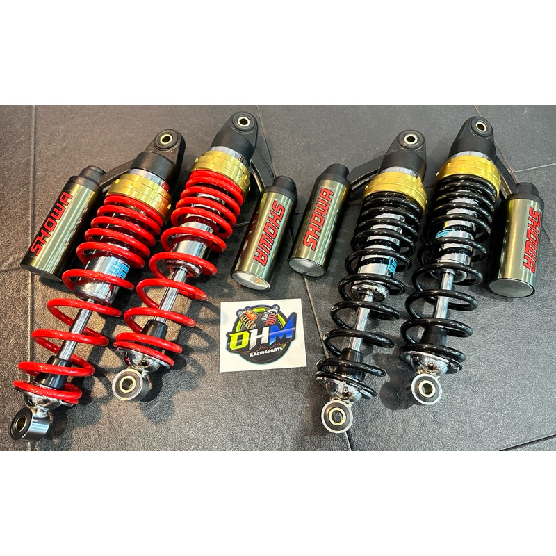 SHOWA เทค4 สตรัททอง ระบบเเก๊สเเท้ (งานเทียบเเท้ เกรดตัวเเพง) สำหรับใส่ WAVE-DREAM ยาว330มิล รับประกัน เเตก รั่ว 6เดือน