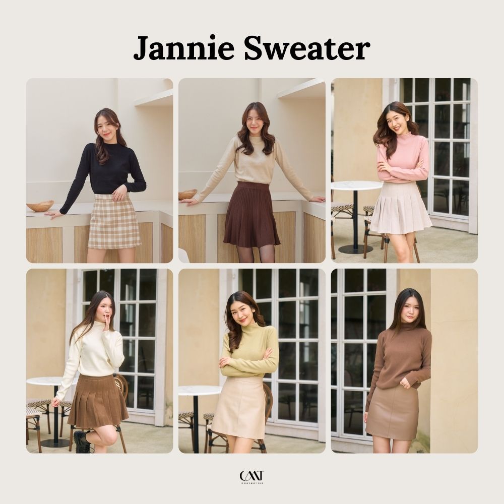 Coatmatter - Jannie top เสื้อไหมพรม