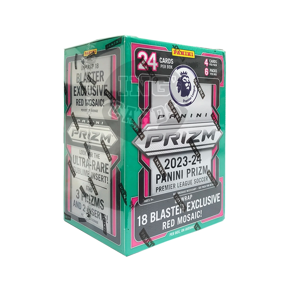 การ์ดสะสมฟุตบอล 2023-24 Panini Prizm Premier League Blaster Box (Red Mosaic)