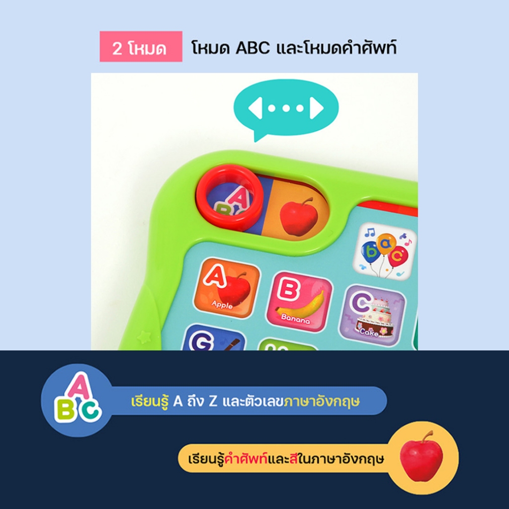 Cocomelon Sound Pad + Board Book 4 เล่ม | Pinkfong ไอแพดเพลงภาษาอังกฤษ พร้อมหนังสือคำศัพท์ 4 เล่ม - รูปที่ 6