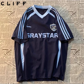 CLIFF -COD✅เสื้อยืดผู้ชาย คอวีแขนสั้น รุ่น raglan ลายทาง พิมพ์ลายแฟชั่น ยอดนิยม แมทช์ลุคง่าย แบบหลวม