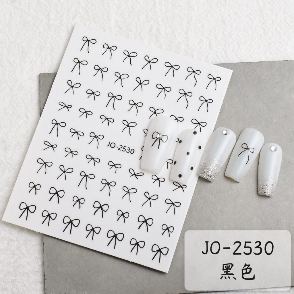 Nail   เล็บสติกเกอร์ แฟชั่น งานเลี้ยงสังสรรค์ โบว์  แมว ดาว ไม้กางเขน ดาว Hi  หัวใจ smile