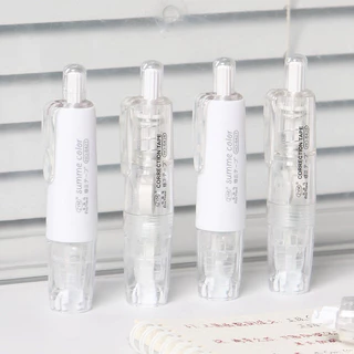 <พร้อมส่ง> เทปลบคำผิด แบบกด Correction Tape 5มม*6เมตร | 7สี | หัวหมุน360° รีฟิวไส้ได้ ลิควิด ที่ลบคำผิด เครื่องเขียน