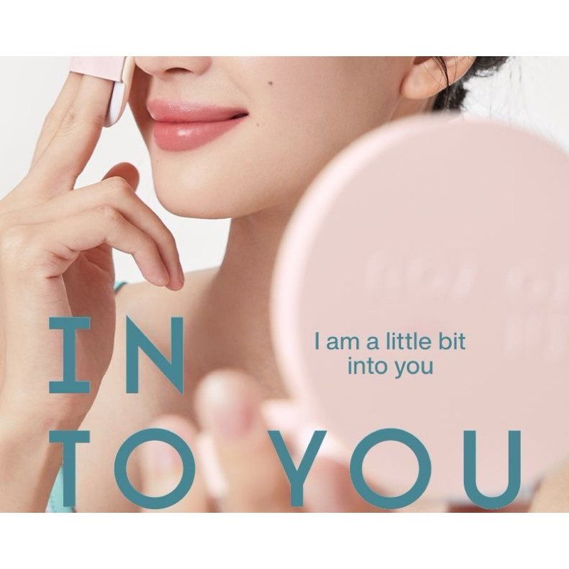 เครื่องสำอาง รองพื้น INTO YOU持妆气垫粉底液服帖遮瑕不易卡粉裸妆感自然