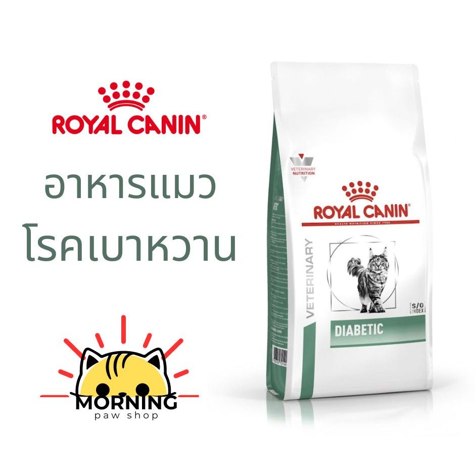 Royal Canin Diabetic CAT 1.5 kg / 4 kg อาหารแมวรักษาโรคเบาหวาน ชนิดเม็ด ควบคุมน้ำตาล