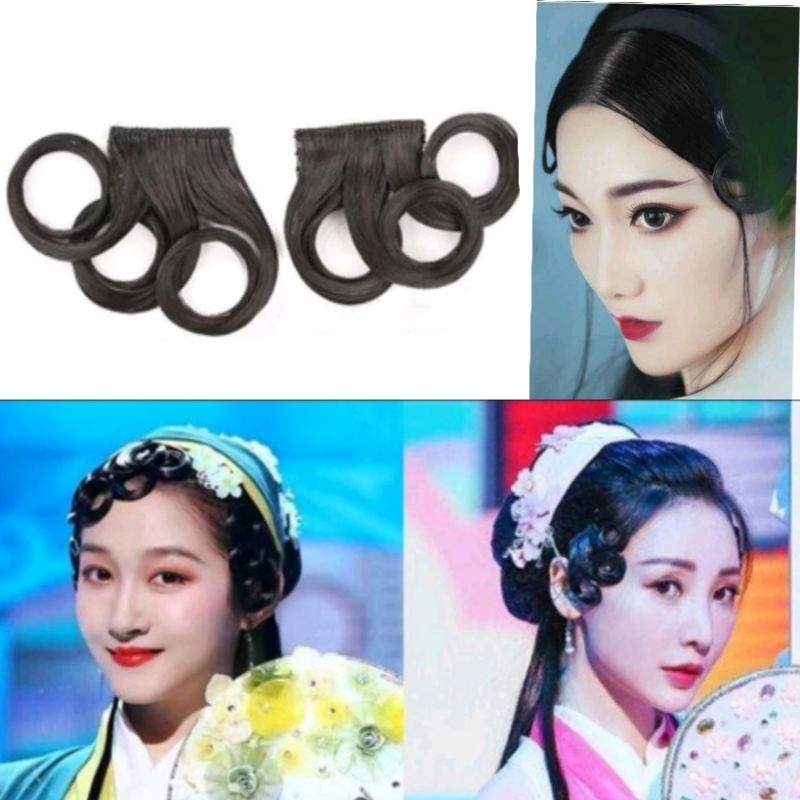 พร้อมส่งในไทย ปอยผมจีนโบราณ