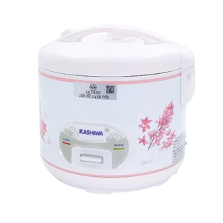 KASHIWA หม้อหุงข้าว ไฟฟ้าอุ่นทิพย์ 1.8 ลิตร รุ่น RC-180 สีชมพู หม้อหุง หม้ออุ่นทิพย์