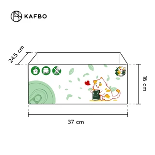 KAFBO Cat box - Catnip drink กล่องลังแมว บ้านแมว ที่ลับเล็บแมว ที่ฝนเล็บแมว
