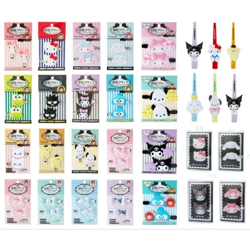 (กดซื้อใน Video มีส่วนลด) กิ๊บ Sanrio แท้ กิ๊บคิตตี้ Kitty Melody Kuromi Cinnamon roll กิ๊บไอดอล ลิขสิทธิ์แท้จากญี่ปุ่น