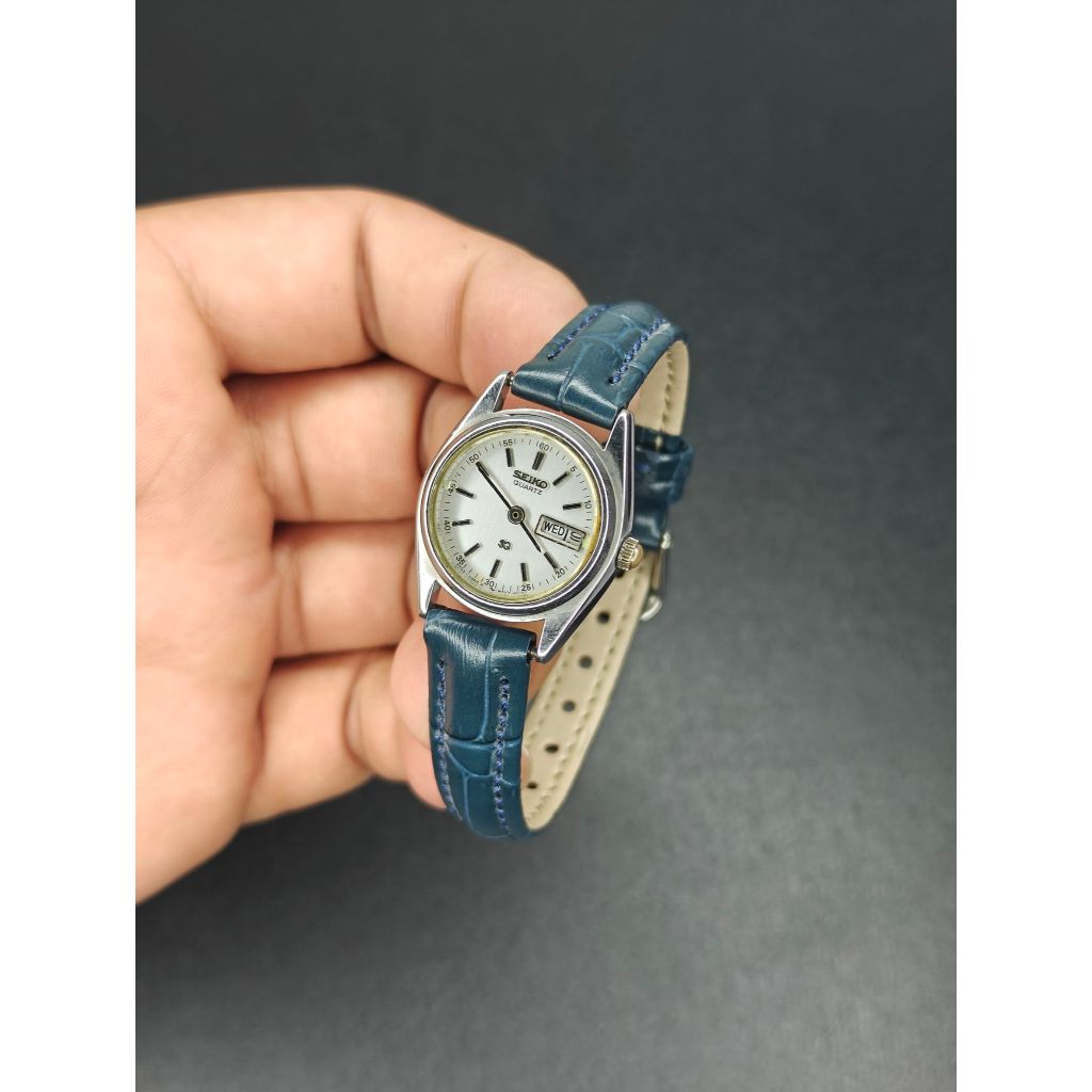 สายหนังวัว ปั๊มลายจระเข้ รุ่น Small Cowhide Leather Strap 10,12,14mm