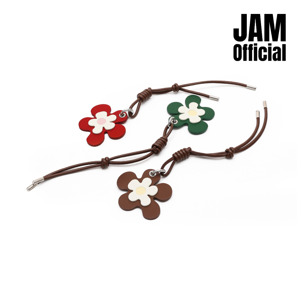 JAM | MUVA - Flower Charm - ชาร์มหนังผูกตกแต่งกระเป๋า