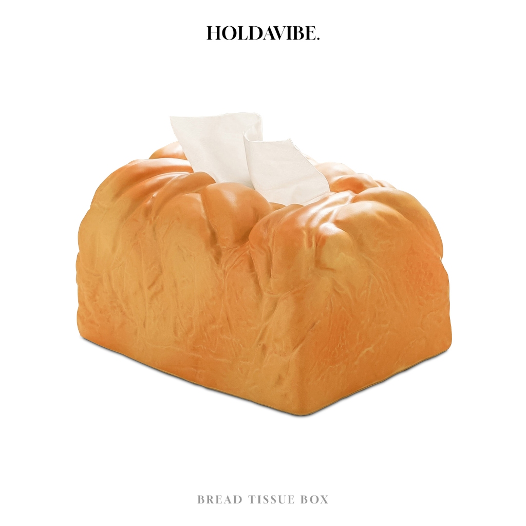 กล่องใส่กระดาษทิชชู่ BREAD TISSUE BOX ที่ใส่ทิชชู่เซรามิก ของตกแต่งบ้าน