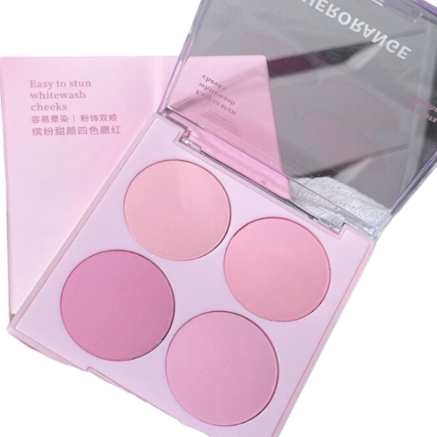 สินค้ามีพร้อมส่ง Herorange บลัชออนพาเลตต์คอนทัวร์ เนื้อเเมท สีนู้ด ธรรมชาติ สําหรับแต่งหน้า No.HR561