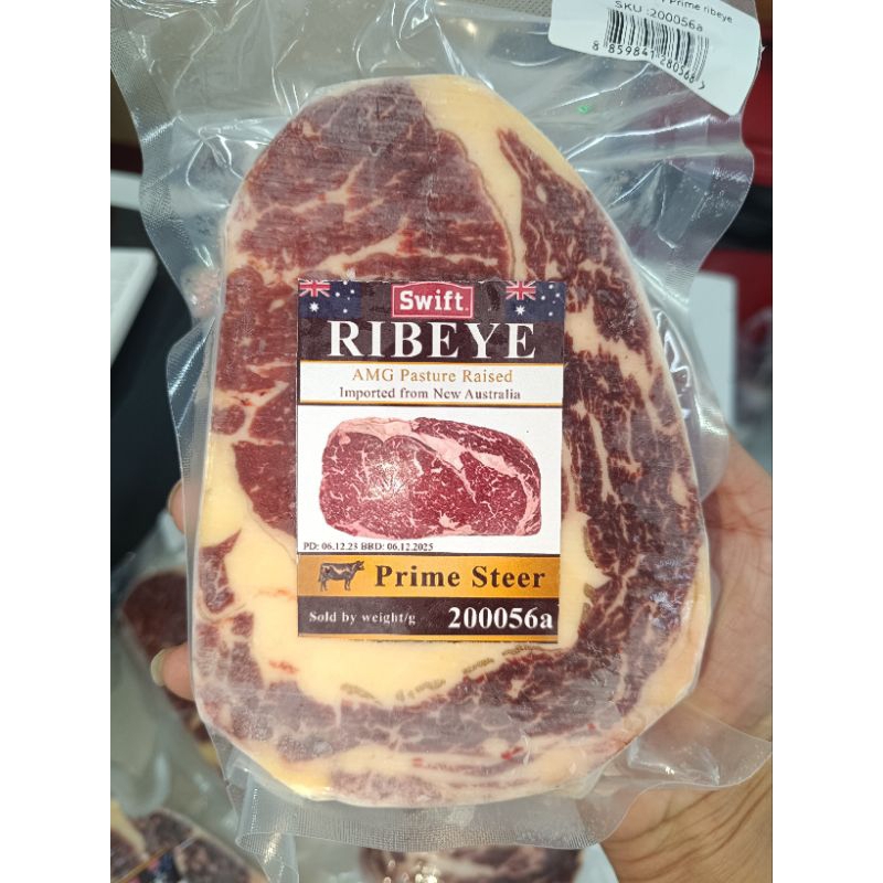 AUS Ribeye Steak Cut (MB 6-7) - 100% Grass-Fed Beef 300-350g - สเต็ก เนื้อริบอาย เนื้อนำเข้าจากออสเต