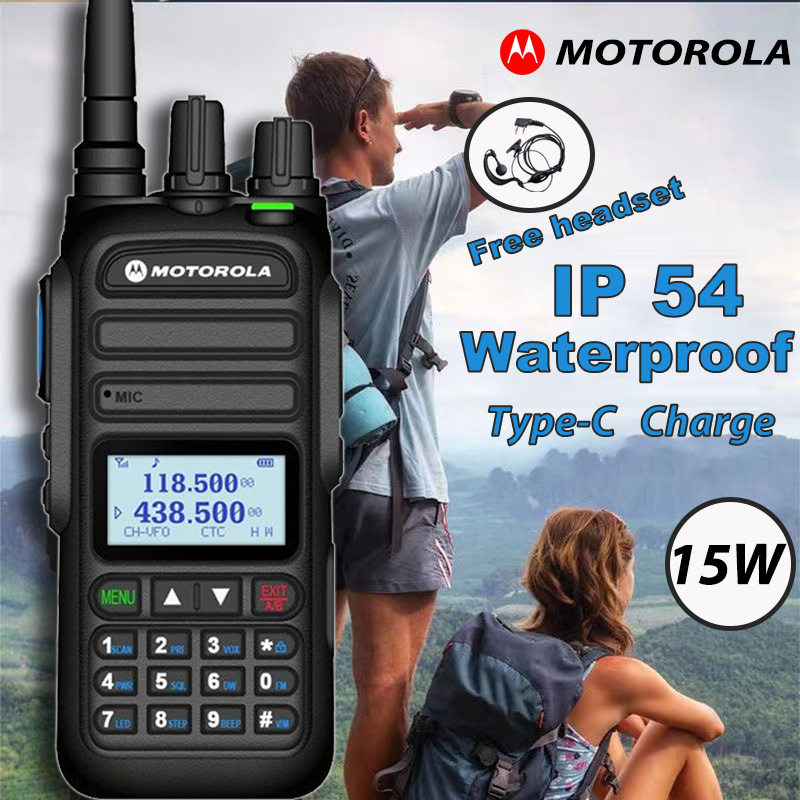 【หูฟังฟรี】Motorola-370S 128 ช่อง 15วัตต์